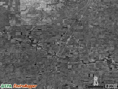 Zip code 60957 satellite photo by USGS