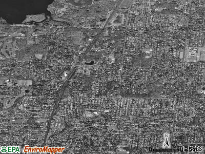 Zip code 07641 satellite photo by USGS