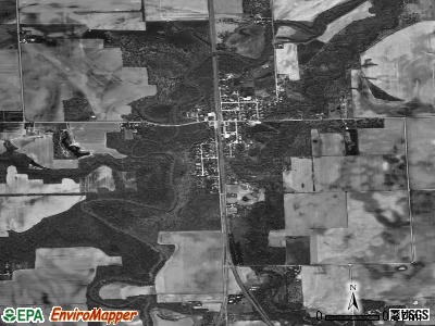 Zip code 60974 satellite photo by USGS