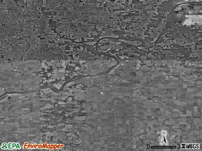Zip code 61021 satellite photo by USGS