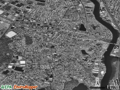 Zip code 07643 satellite photo by USGS