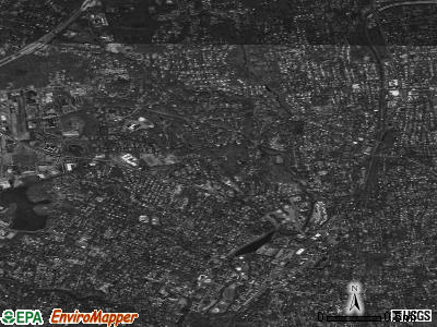 Zip code 07645 satellite photo by USGS