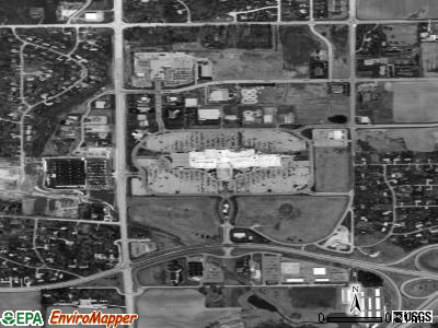 Zip code 61112 satellite photo by USGS