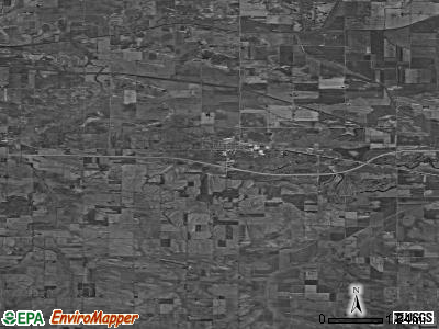 Zip code 61235 satellite photo by USGS