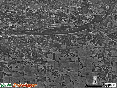 Zip code 61240 satellite photo by USGS
