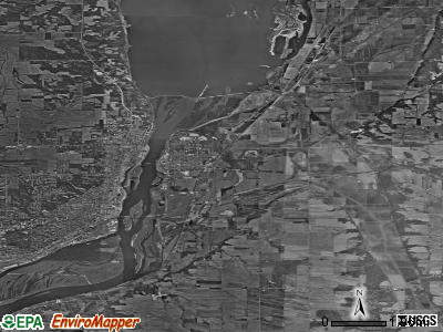 Zip code 61252 satellite photo by USGS