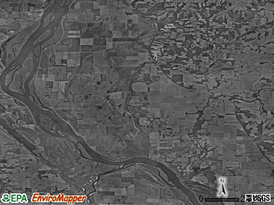 Zip code 61272 satellite photo by USGS