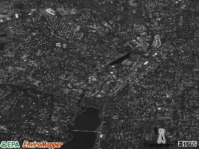 Zip code 07656 satellite photo by USGS