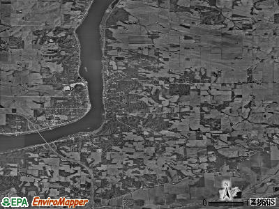 Zip code 61275 satellite photo by USGS