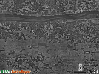 Zip code 61284 satellite photo by USGS