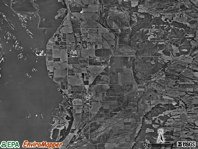 Zip code 61285 satellite photo by USGS