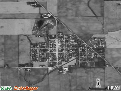 Zip code 61317 satellite photo by USGS