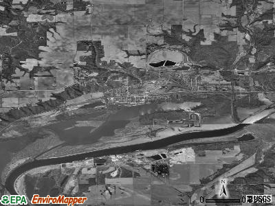 Zip code 61322 satellite photo by USGS