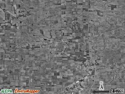 Zip code 61342 satellite photo by USGS