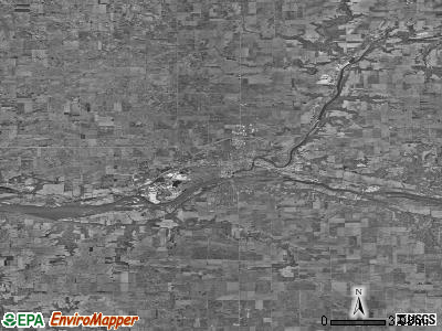 Zip code 61350 satellite photo by USGS