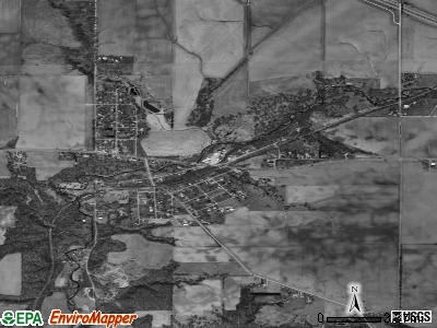 Zip code 61356 satellite photo by USGS