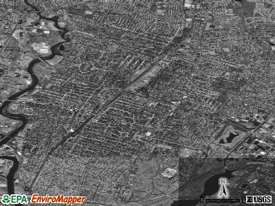 Zip code 07666 satellite photo by USGS