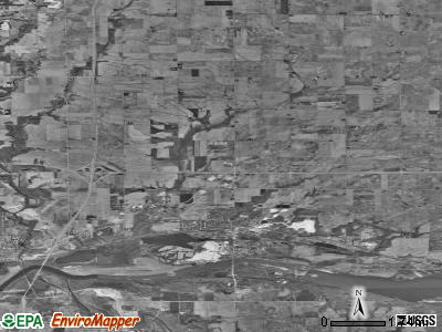 Zip code 61373 satellite photo by USGS