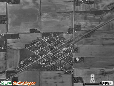 Zip code 61416 satellite photo by USGS