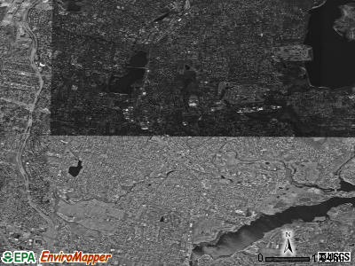 Zip code 07675 satellite photo by USGS