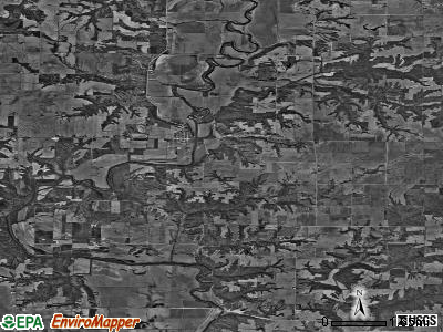Zip code 61437 satellite photo by USGS