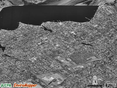 Zip code 07704 satellite photo by USGS
