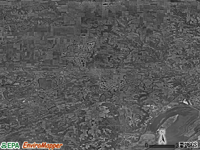 Zip code 61520 satellite photo by USGS