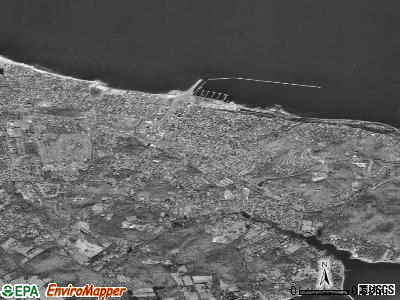 Zip code 07716 satellite photo by USGS