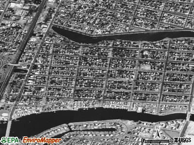 Zip code 07717 satellite photo by USGS