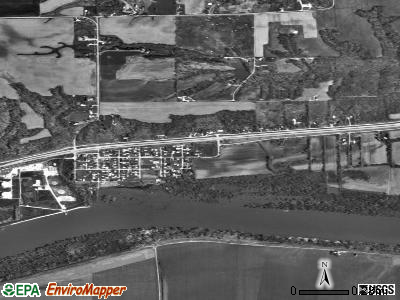 Zip code 61539 satellite photo by USGS