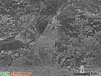 Zip code 61554 satellite photo by USGS