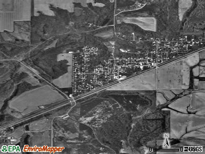 Zip code 61563 satellite photo by USGS