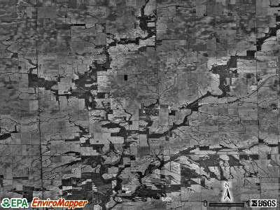 Zip code 61721 satellite photo by USGS