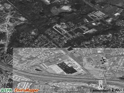 Zip code 07721 satellite photo by USGS