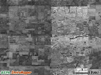 Zip code 61722 satellite photo by USGS