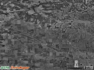 Zip code 61725 satellite photo by USGS