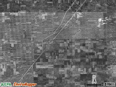 Zip code 61726 satellite photo by USGS