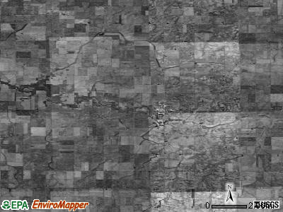 Zip code 61728 satellite photo by USGS