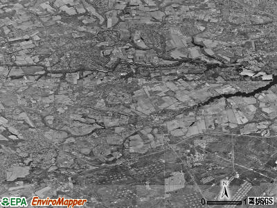 Zip code 07722 satellite photo by USGS