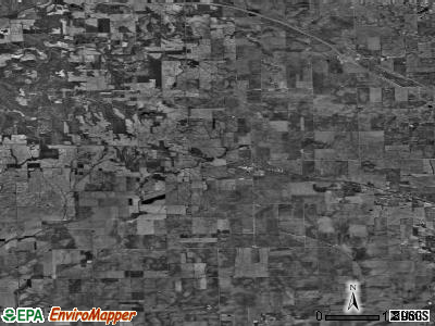Zip code 61732 satellite photo by USGS