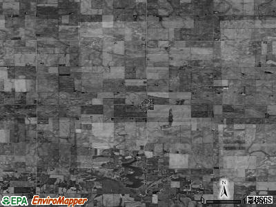 Zip code 61737 satellite photo by USGS