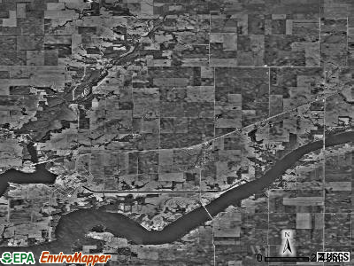 Zip code 61738 satellite photo by USGS