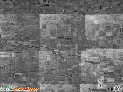 Zip code 61741 satellite photo by USGS