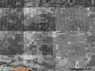 Zip code 61744 satellite photo by USGS