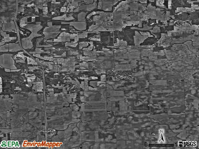 Zip code 61747 satellite photo by USGS