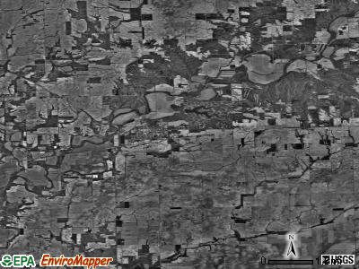 Zip code 61755 satellite photo by USGS
