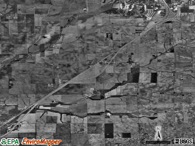 Zip code 61772 satellite photo by USGS