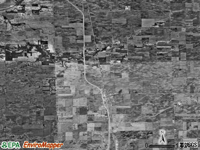 Zip code 61777 satellite photo by USGS