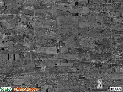 Zip code 61810 satellite photo by USGS