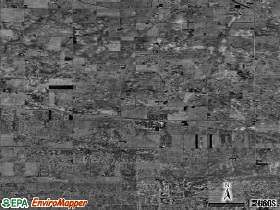 Zip code 61816 satellite photo by USGS